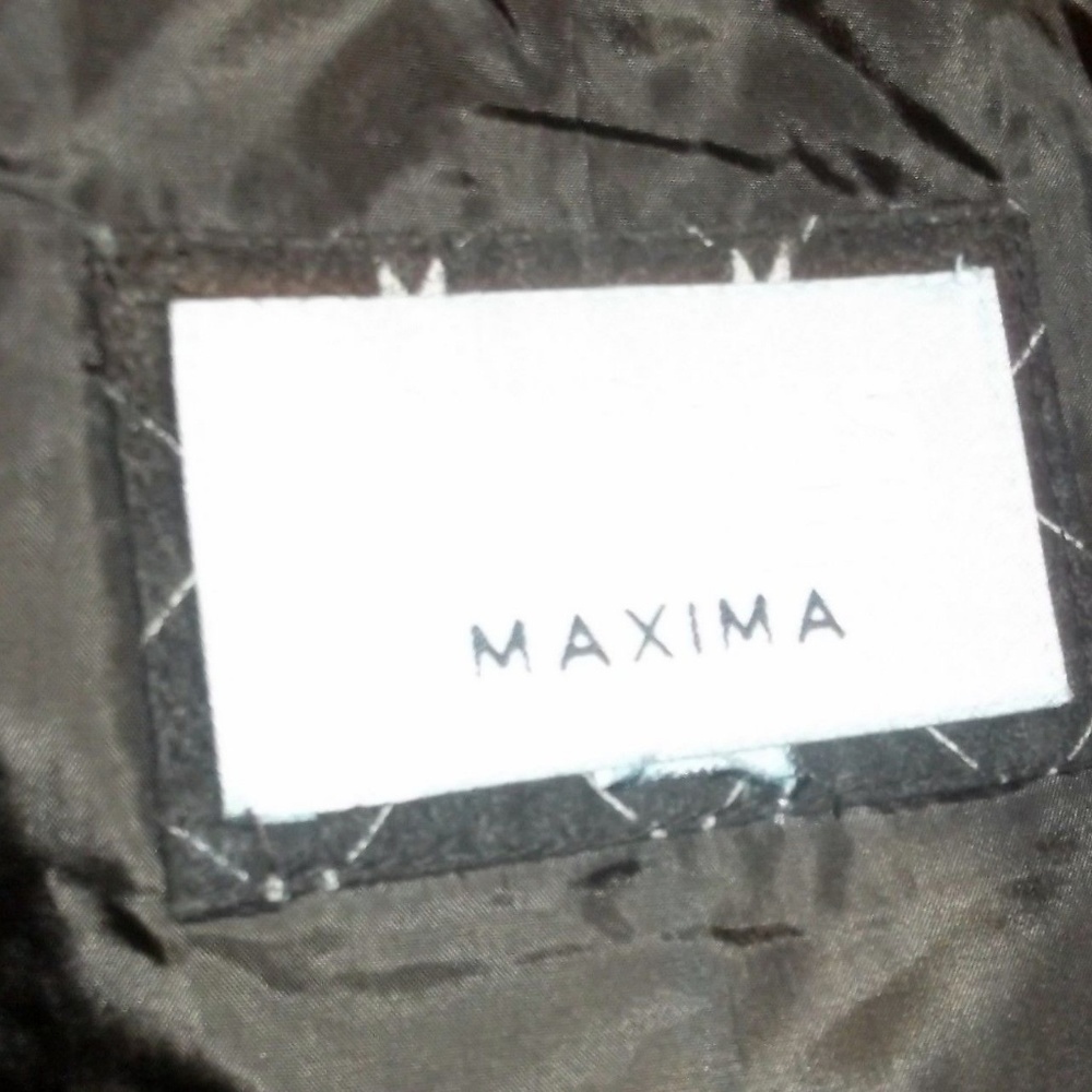 WILSONS LEATHER Maxima Brown Coat Sz M - Picture 4 of 8
